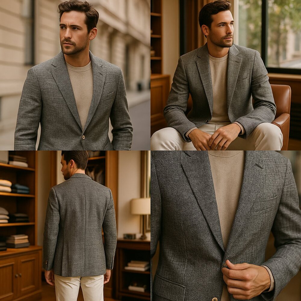 Cambridge Classics Linen Blend Blazer – Heritage Modern Staple